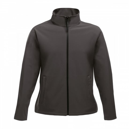 Regatta Womens/Ladies Ablaze Printable Soft Shell Jacket (Seal Grey/Black)
