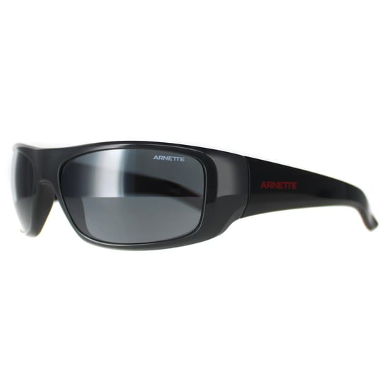 Arnette Rectangle Mens Dark Grey Light Grey Mirror Black Hot Shot AN4182