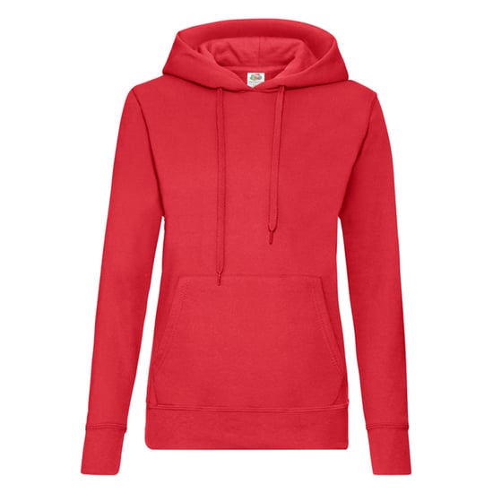 Fruit of the Loom Dames/Dames Klassieke Hoodie (Rood) - Image 1
