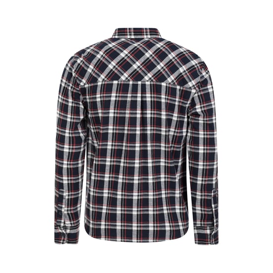 Mountain Warehouse Mens Trace Flannel Long-Sleeved Shirt (Blue)