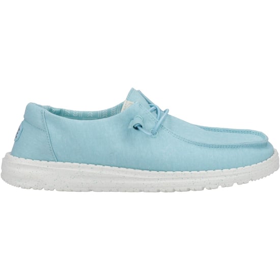 HEYDUDE Wendy Canvas 100% Katoenen Turquoise Instappers Voor Dames - Image 5