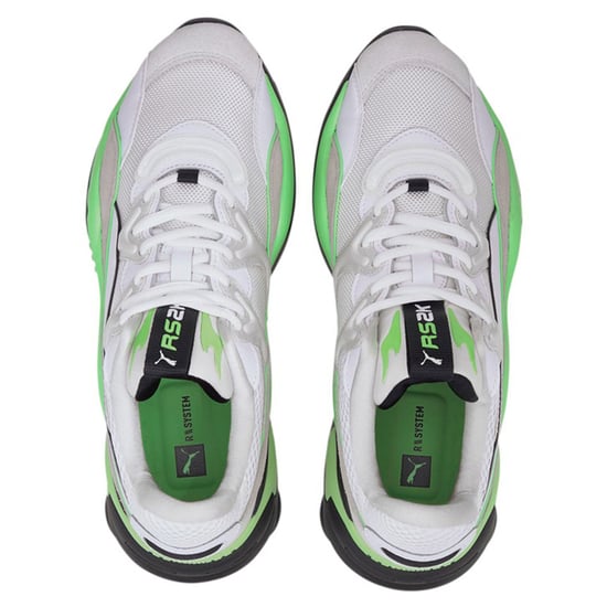 PUMA RS-2K Messaging Lace-Up White Synthetic Mens Trainers 372975 01