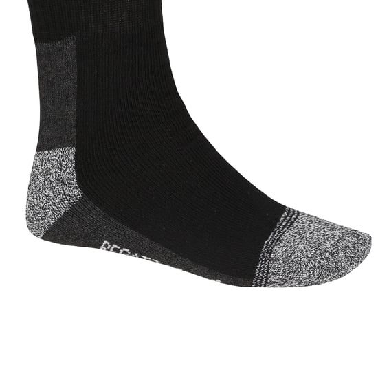 Regatta Mens Boot Socks (Pack of 5) (Black)