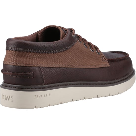 TOMS TRVL Lite Forrest Leer Heren Bruin Veterschoenen - Image 2