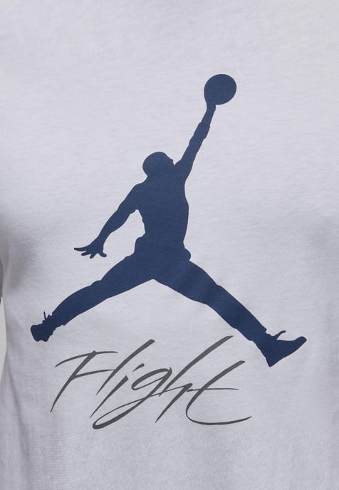 Nike Jordan Jumpman Flight T Shirt in Wit - Image 3