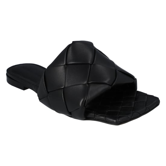 Bottega Veneta Lido Platte Sandalen zwart - Image 2