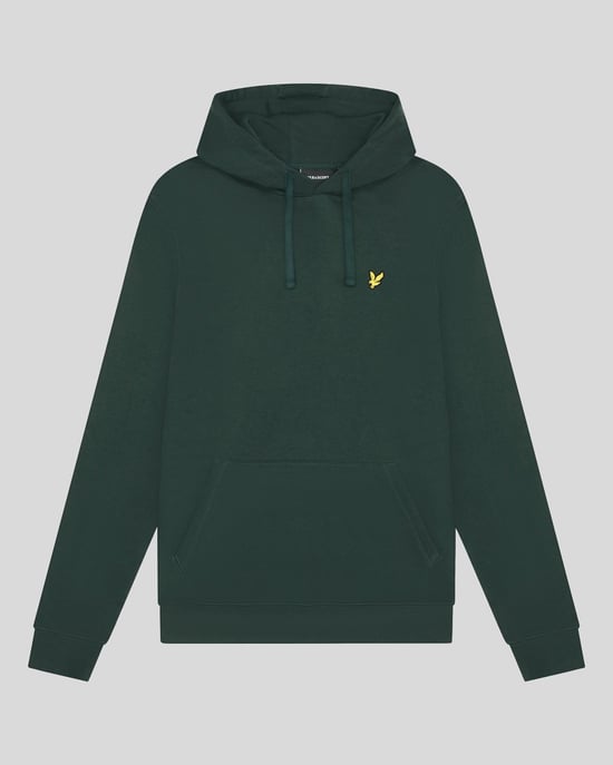 Men's Lyle And Scott Pullover Hoodie in Green - Image 5