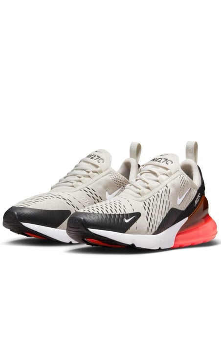 Nike Air Max 270-trainers, zwart/lichtbruin/hete punch - Image 4