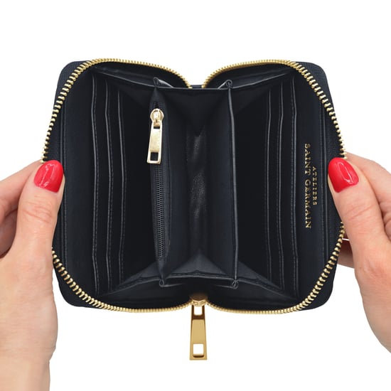 Zipped Quilted Wallet