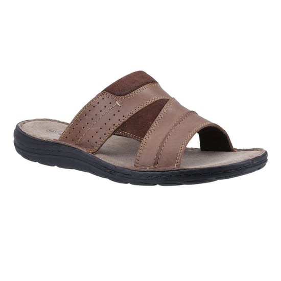 Hush Puppies Heren Archer Leren Muiltjes (Tan) - Image 4