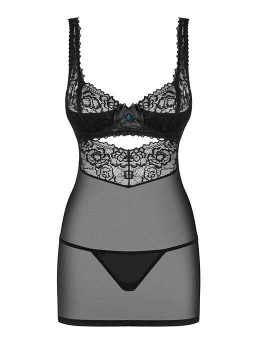 867 Chemise & Thong Set