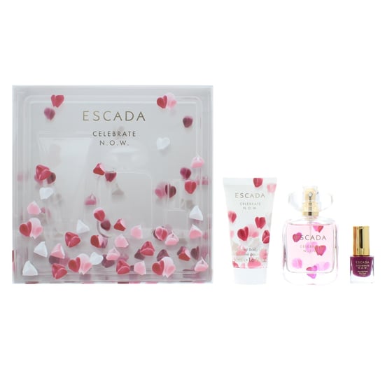 Escada Celebrate N.O.W. Eau de Parfum 50ml Body Lotion & Nail Polish Gift Set