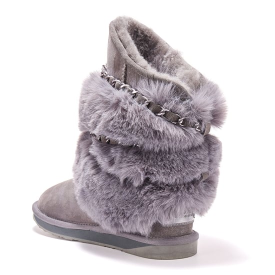 Atilla Short Gray Boots