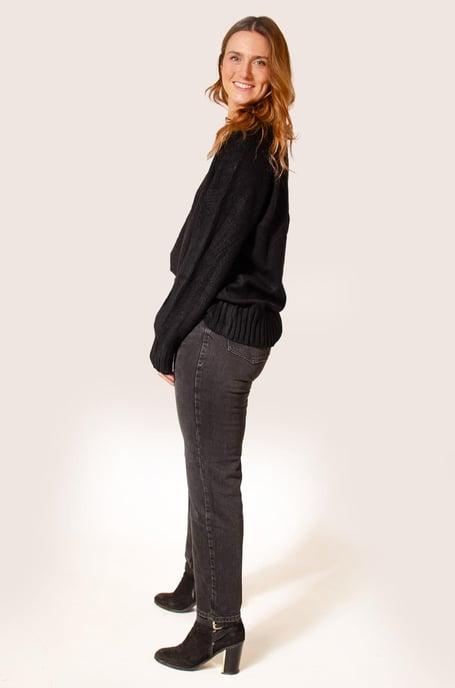 Supersoft Ribbed Trim Jumper