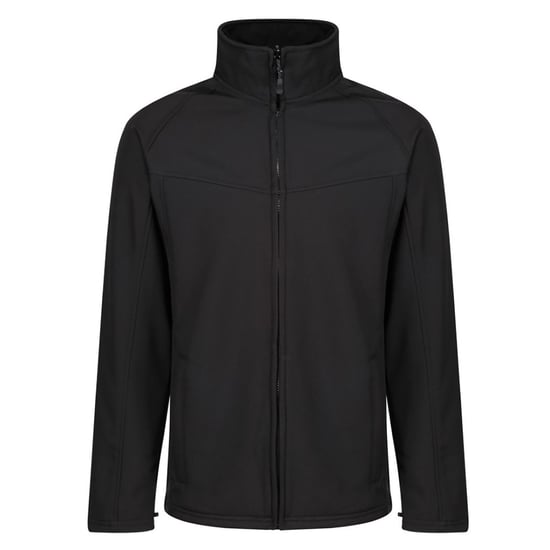 Regatta Uproar Mens Softshell Wind Resistant Fleece Jacket (All Black)