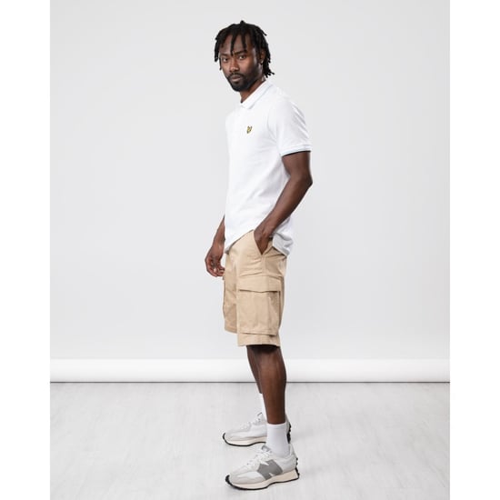 Lyle & Scott getipt poloshirt in wit - Image 3