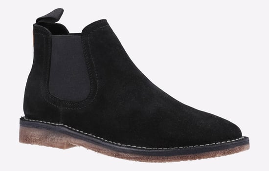 Hush Puppies Shaun Suède Heren Zwarte Laarzen - Image 2