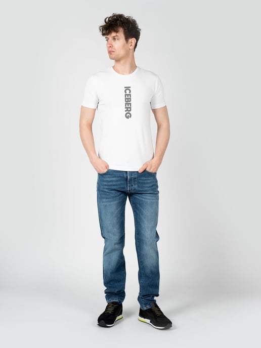 Iceberg T-Shirt C-Neck Mannen Wit - Image 2