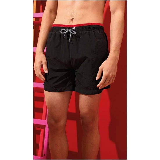 Asquith & Fox Heren zwemshorts (Zwart/Rood) - Image 2