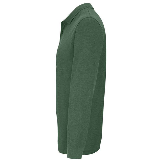 SOLS Unisex Adult Planet Poloshirt met lange mouwen (Fles groen) - Image 3