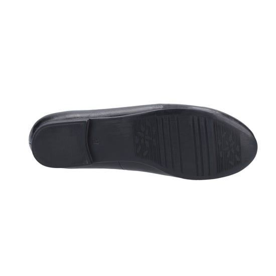 Hush Puppies Dames/dames Naomi Slip On Leren Balletpomp (Zwart) - Image 4