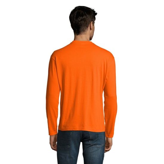 SOLS Heren Monarch T-shirt met lange mouwen (Oranje) - Image 2