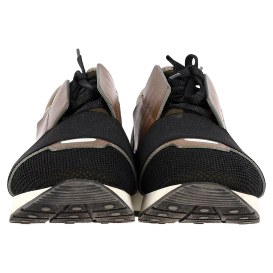 Balenciaga Race Runner Sneakers in Multicolor Leer en Suède - Image 3