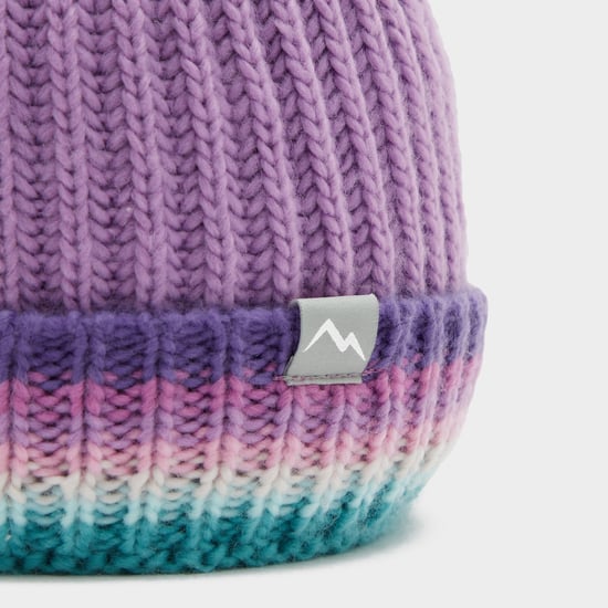 Peter Storm Kids' Striped Bobble Beanie Hat