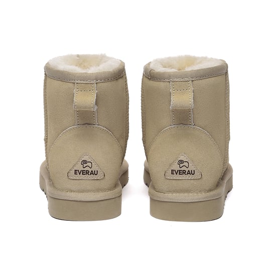 EVER AU Australia Women Ostrich Leather Short Boots