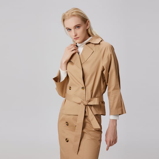 Coton Trench-Jacket met dubbele borsten - Image 3