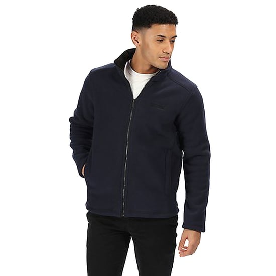 Regatta Mens Plain Micro Fleece Full Zip Jacket (Layer Lite) (Dark Navy)