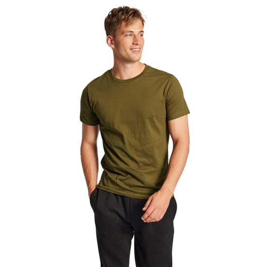 Fruit Of The Loom Heren Crew Neck Korte Mouw T-shirt-Olijf (5 Pack) - Image 1