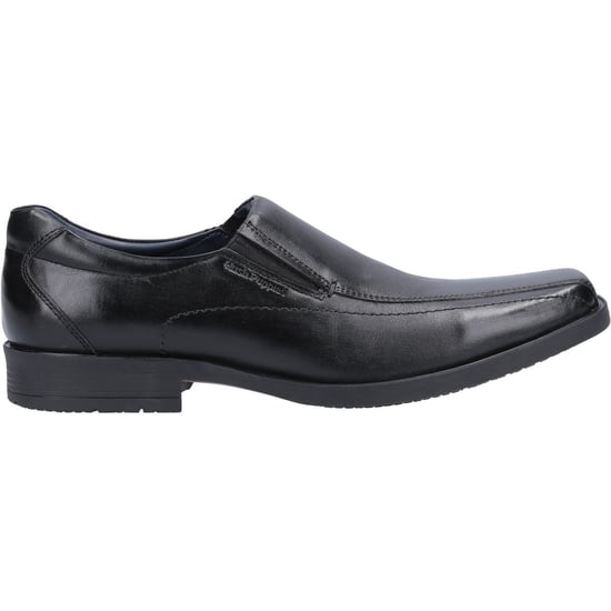 Hush Puppies Jongens Brody Leren Schoenen (Zwart) - Image 4