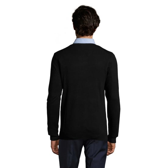 SOLS Heren Glory Sweater Top (Zwart) - Image 2