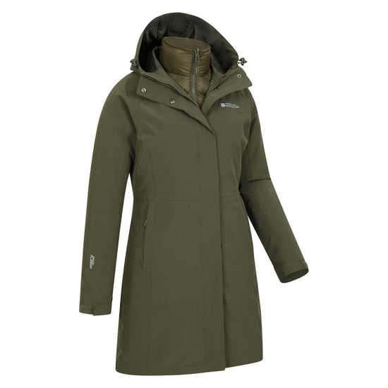 Mountain Warehouse Dames/Dames Alaska Lange 3 in 1 Jas (Kaki Groen) - Image 6