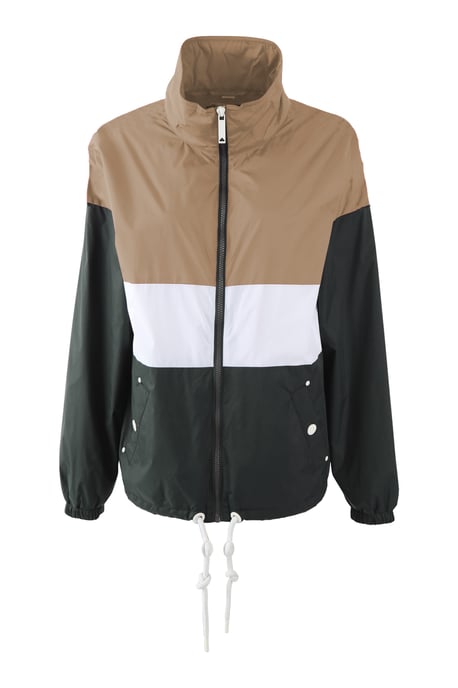 Dreimaster Windbreaker boundry Dames Donker zand olijf - Image 1