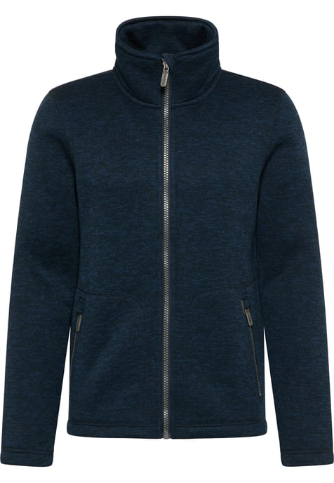 ICEBOUND Gebreide fleece jas Heren marine gem - Image 1
