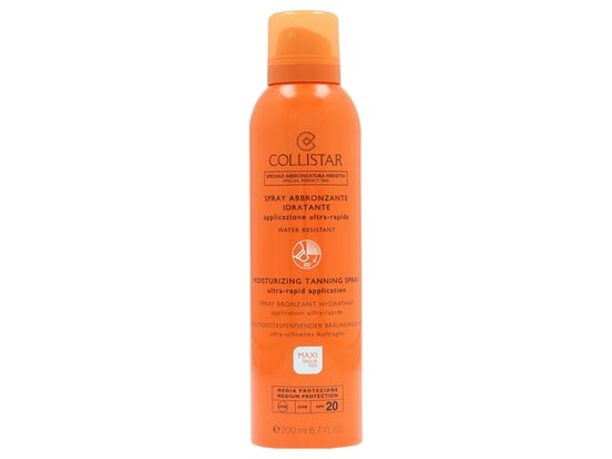 Collistar Moisturizing Tanning Spray SPF20 200ml. - Image 2