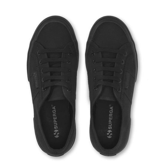 Superga Unisex 2750 Cotu Classic Vegan Sportschoenen voor volwassenen (Totaal Zwart) - Image 4