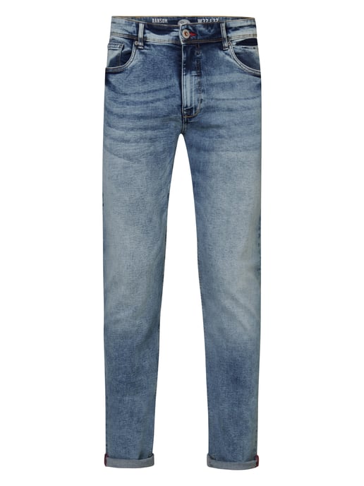 Petrol Industries - Heren Ransom Regular Tapered Fit Jeans  - Blauw - Image 1