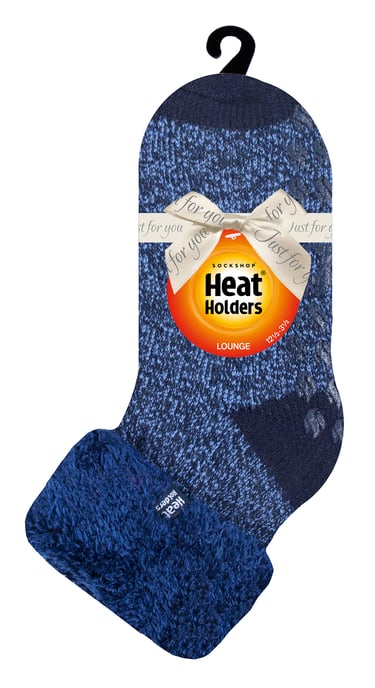 Kinderen Fluffy Bed Sokken | Heat Holders | Warme Cozy Thermo Sokken voor Jongens en Meisjes - Marineblauw - Image 2