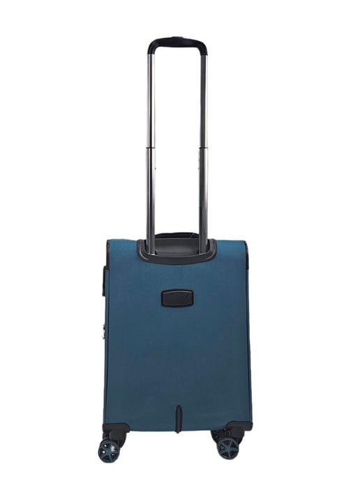 Lightweight Teal 8 Wheel Travel Luggage Suitcases