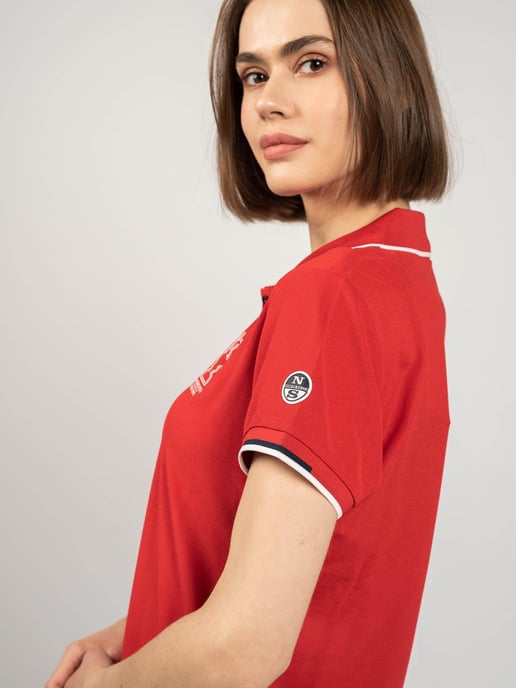 North Sails x Prada Polo Shirt Auroa Woman's Red
