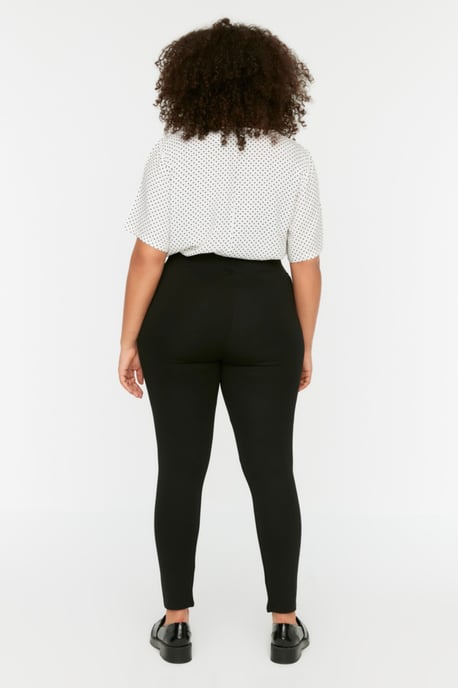 Trendyol Vrouwelijk Lange mouw Hoge taille Mager Grote maten panty - Image 5