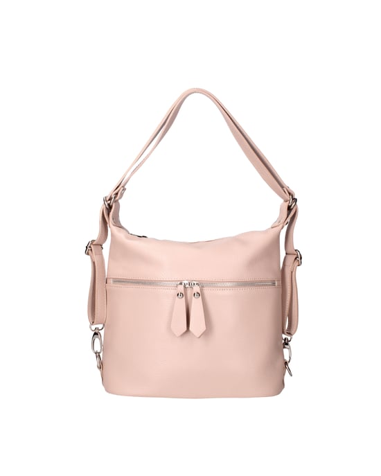 Viola Castellani Geconverteerde schoudertas in een rugzak kan worden omgezet Vrouwen LIGHT PINK - Image 1