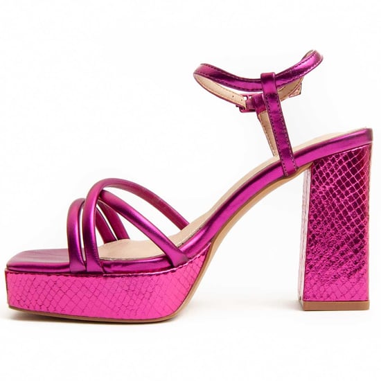 Montevida Heel Sandal Festsand10 In Fuchsia - Image 5
