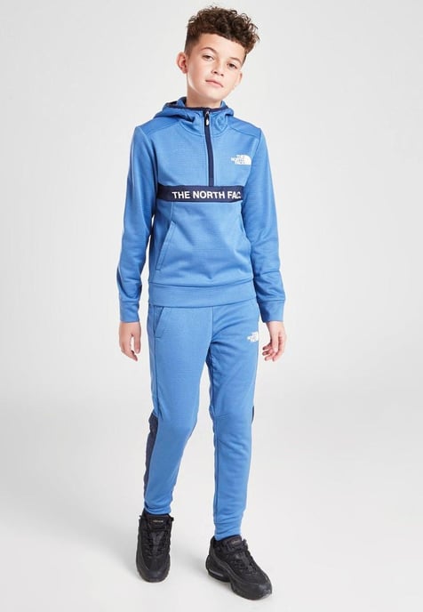 The North Face Amphere Hoodie met 1/4 rits Junior in FDR blauw - Image 4