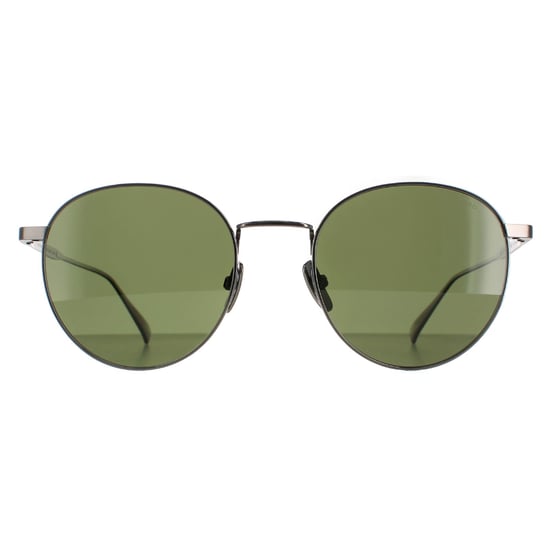 Chopard Round Unisex Polished Grey  Green Polarized  SCHC77M