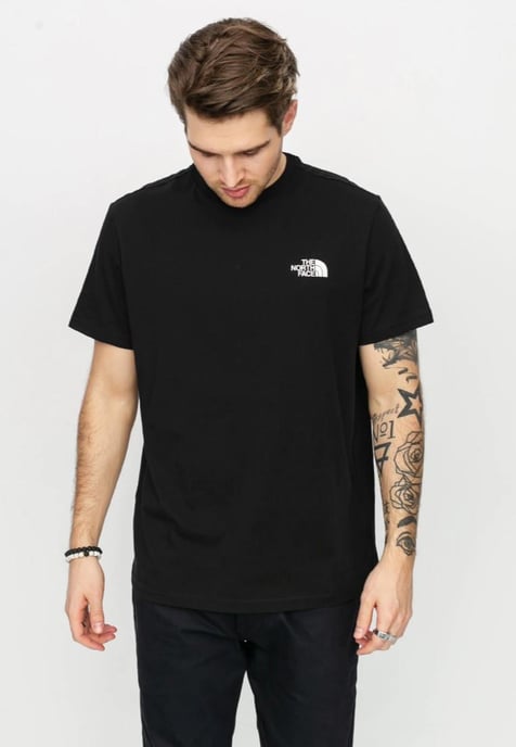 The North Face Heren SS Simple Dome T Shirt Zwart - Image 1