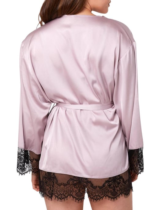 Wolf & Whistle Alaia Mink Caged Kimono - Image 4